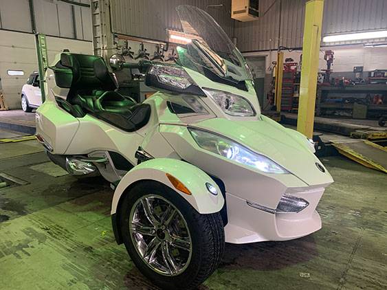 Motor Trike MOT & Servicing - at Dowleys